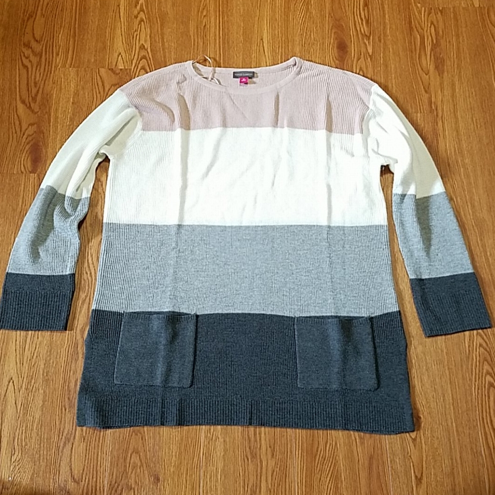 Colorblocked Waffled Sweater - Picture 2 of 3